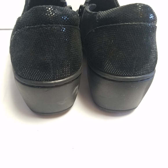 Clarks Womens Channing Kim Black Clog Shimmer Loafer. Sz 9 - Picture 7 of 10